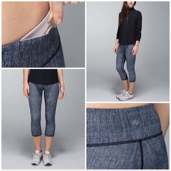 Lululemon Wunder Under Crop Full-On Luxtreme Size 4 - Picture 2 of 13